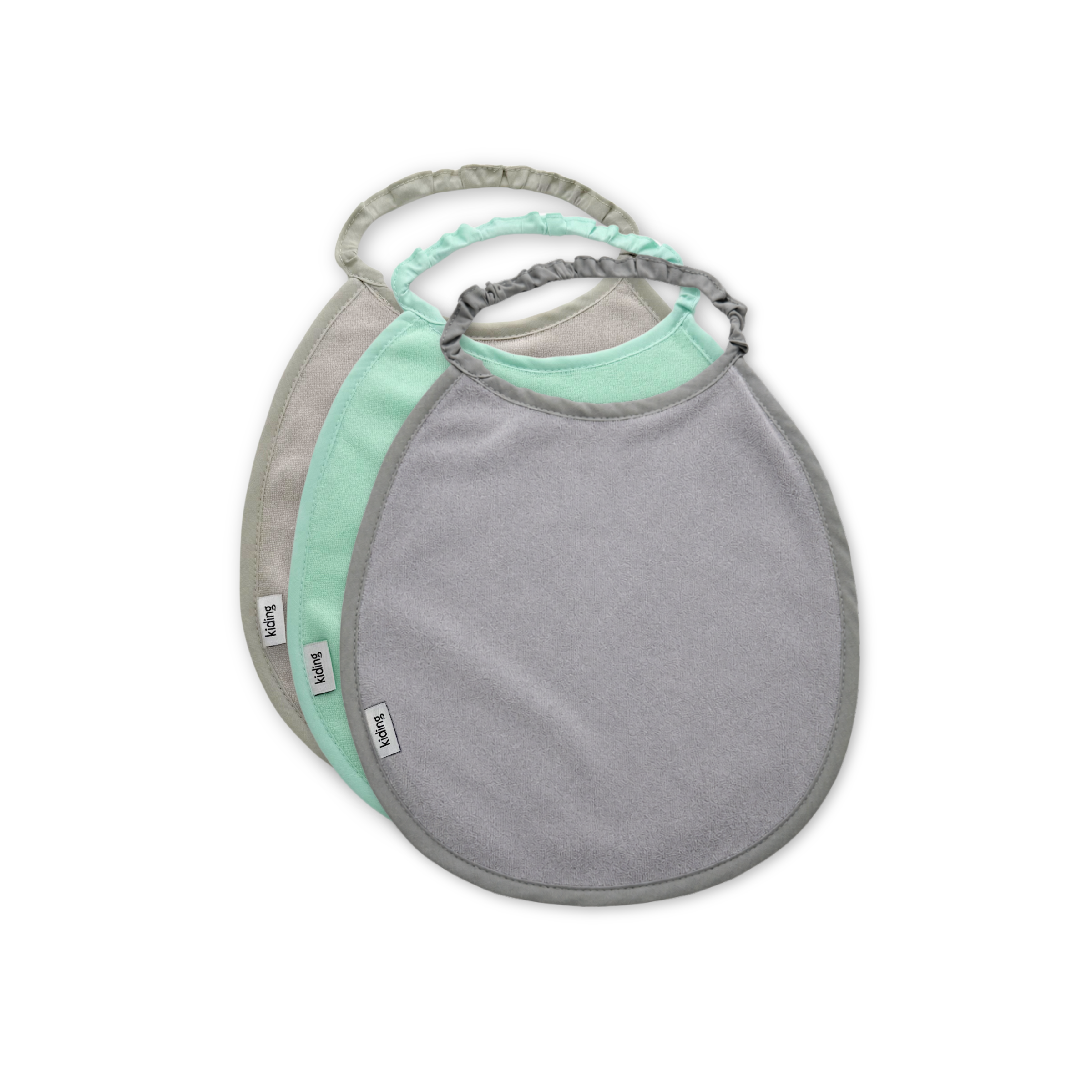 Bibs with elastic - Set of 3