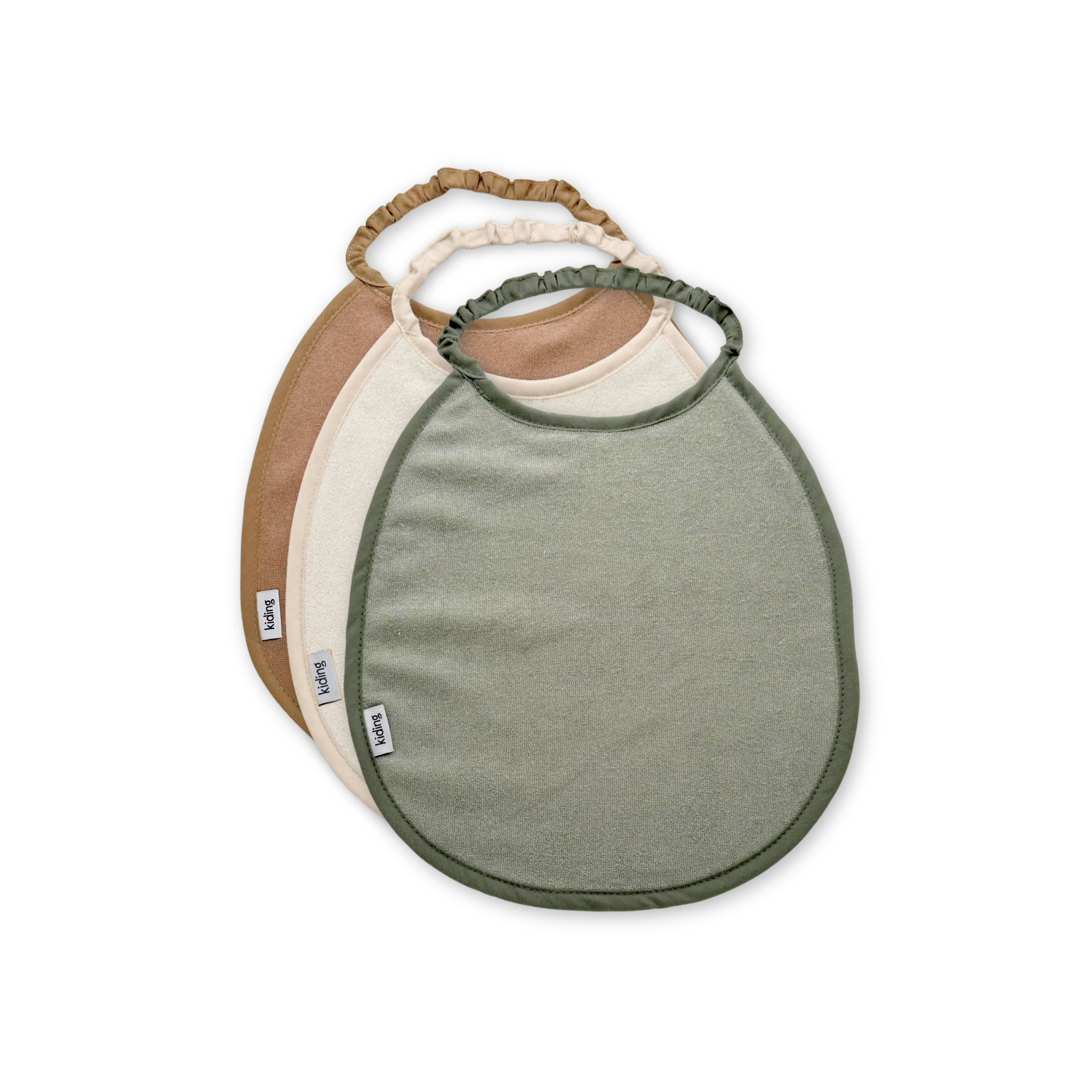 Bibs with elastic - Set of 3